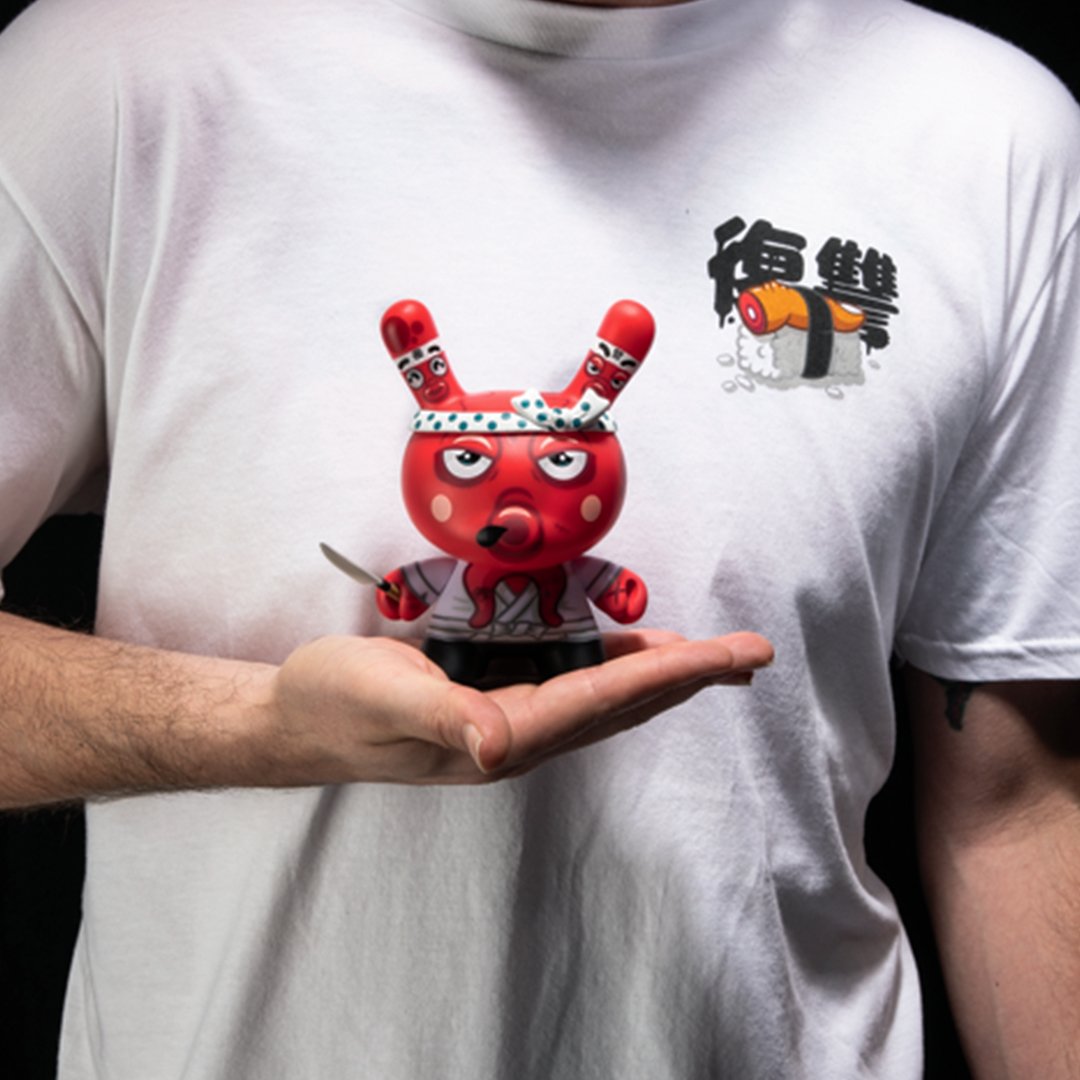 Tako's Revenge Graphic Tee by Fakir - Kidrobot.com Exclusive - Kidrobot - Designer Art Toys