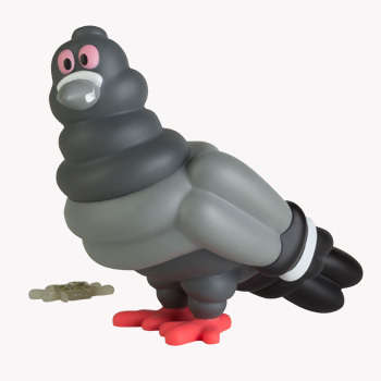 Kidrobot x Jeff Staple Tire Pigeon 7" Figure - Kidrobot - Shop Designer Art Toys at Kidrobot.com