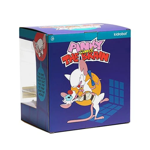 Pinky & The Brain Vinyl Figure - Exclusive Glow in the Dark Edition - Kidrobot - Shop Designer Art Toys at Kidrobot.com