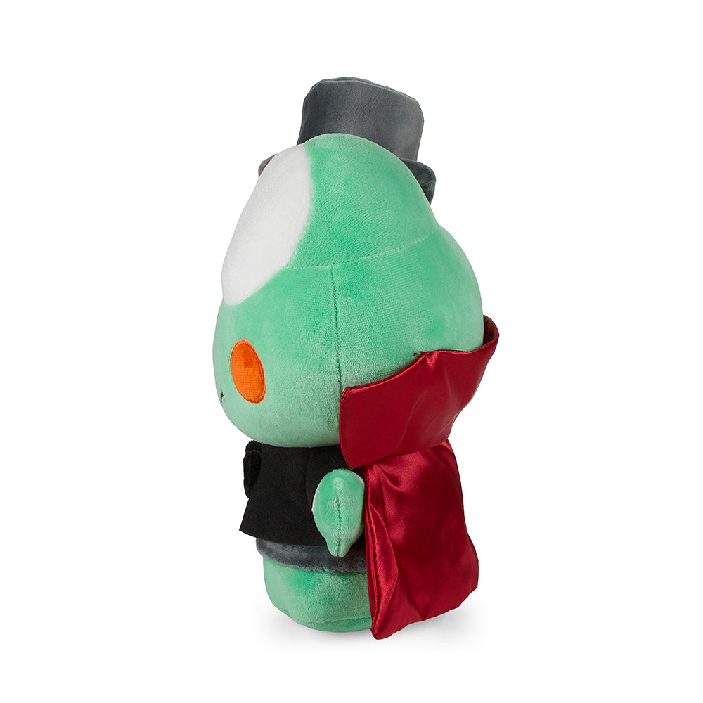 Hello Kitty® and Friends Keroppi Dracula 13" Plush by Kidrobot (PRE-ORDER) - Kidrobot - Shop Designer Art Toys at Kidrobot.com