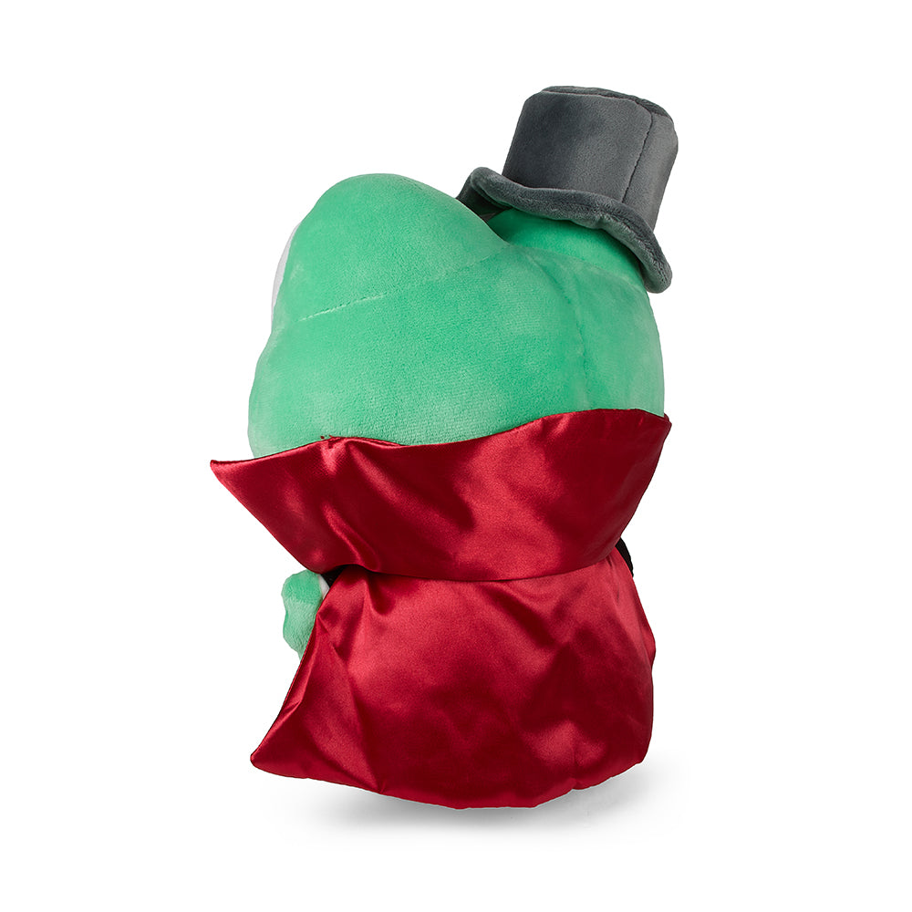 Hello Kitty® and Friends Keroppi Dracula 13" Plush by Kidrobot (PRE-ORDER) - Kidrobot - Shop Designer Art Toys at Kidrobot.com