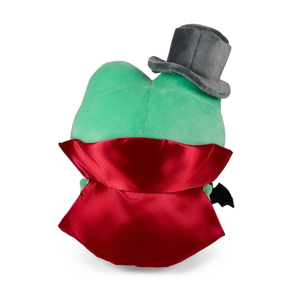 Hello Kitty® and Friends Keroppi Dracula 13" Plush by Kidrobot (PRE-ORDER) - Kidrobot - Shop Designer Art Toys at Kidrobot.com