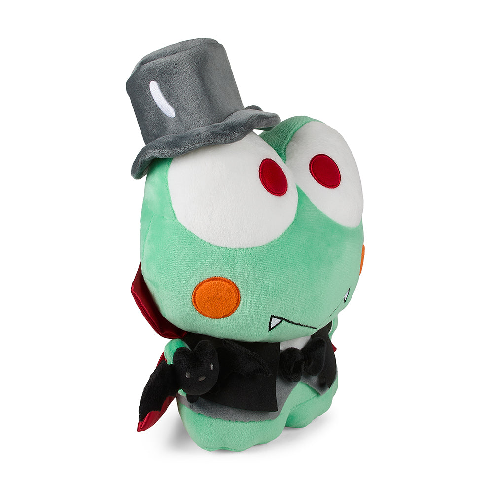 Hello Kitty® and Friends Keroppi Dracula 13" Plush by Kidrobot (PRE-ORDER) - Kidrobot - Shop Designer Art Toys at Kidrobot.com