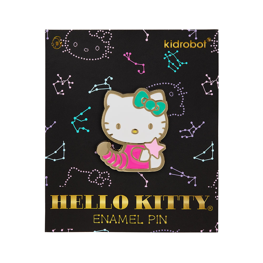 Hello Kitty Star Sign Collectible Zodiac Enamel Pin Series by Kidrobot Scorpio