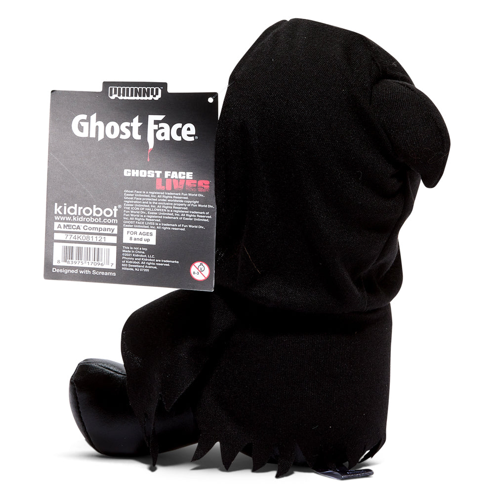 Ghost Face Scream 8-inch Stuffed Plush Halloween Toys Phunny by KidRobot  NEW HTF