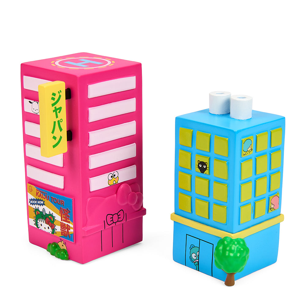 Hello Kitty Kaiju Cosplay 8" Vinyl Art Figure - Metallic Green Edition - Kidrobot