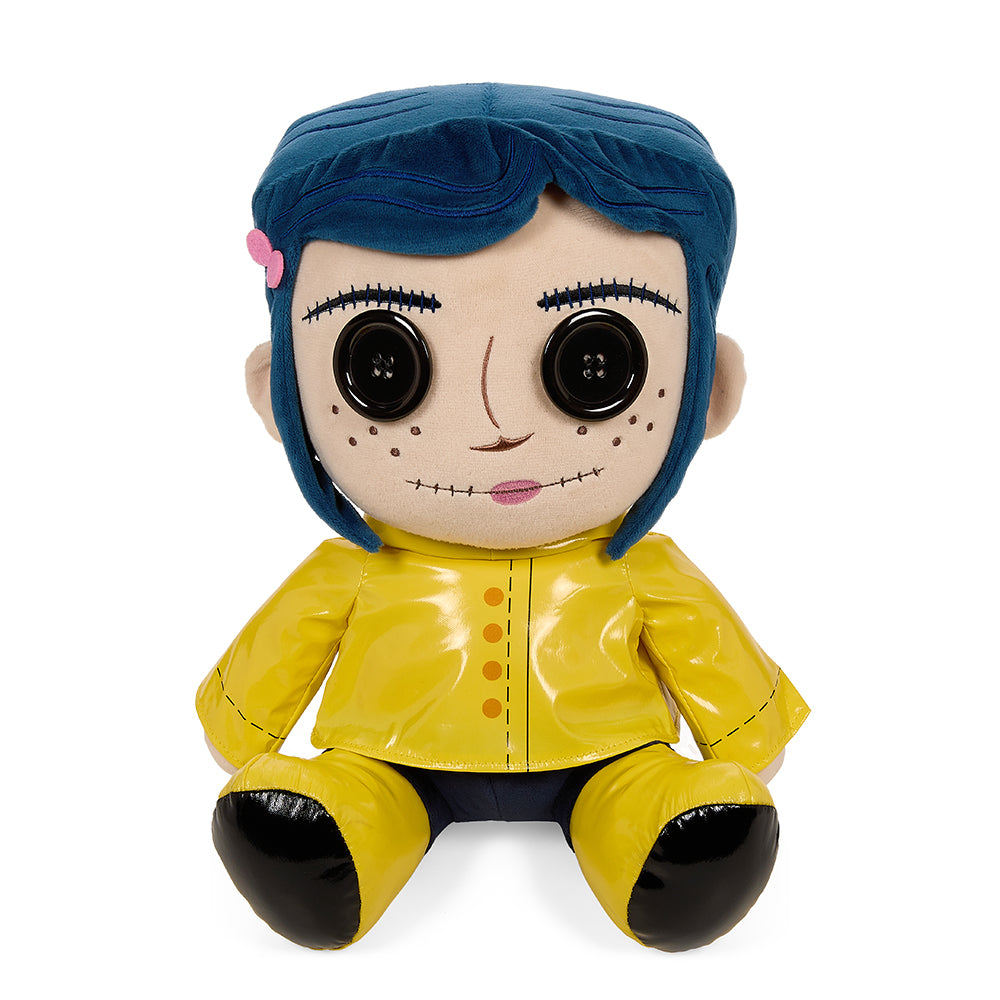 Coraline with Button Eyes 13" Medium Plush (PRE-ORDER) - Kidrobot