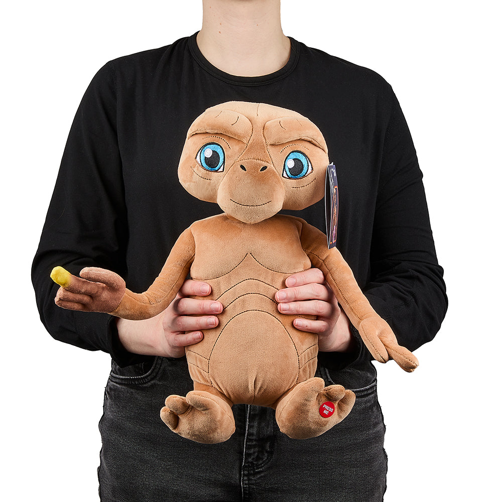 E.T. the Extra-Terrestrial Ouch 13" Interactive Plush with Light-Up Chest & Finger - Kidrobot