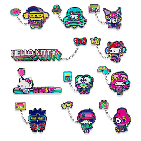 hello kitty backpack pins Hello Kitty and Friends Arcade 1.5” Pixel Interactive Enamel Pin Series