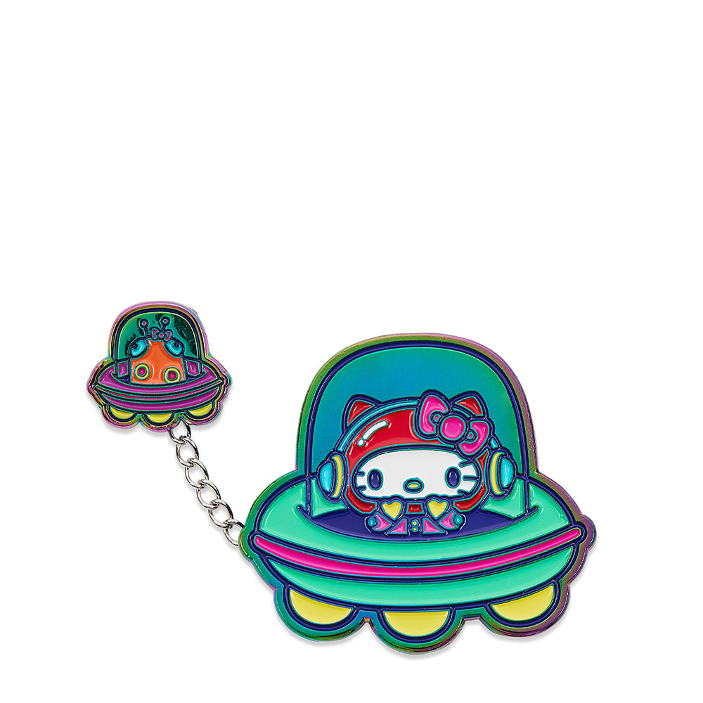 Hello Pin Set Set of three Hello Kitty and Friends arcade-themed enamel pins by ...
