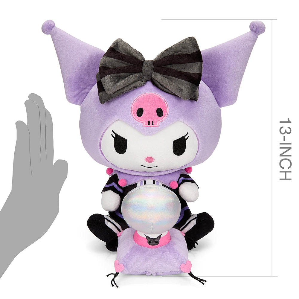 Hello Kitty and Friends Kuromi Fortune Medium Plush with Light-Up Ball (PRE-ORDER) - Kidrobot