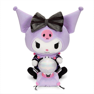 Hello Kitty and Friends Kuromi Fortune Medium Plush with Light-Up Ball (PRE-ORDER) - Kidrobot