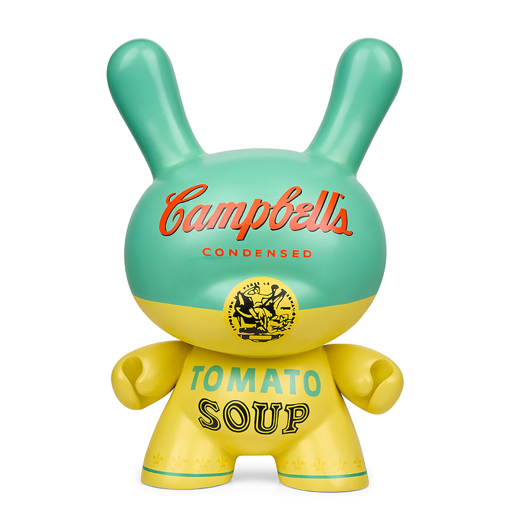 Andy Warhol 20" Campbell's Soup Teal Dunny Sculpture by Kidrobot - Limited Edition of 20 (PRE-ORDER) - Kidrobot