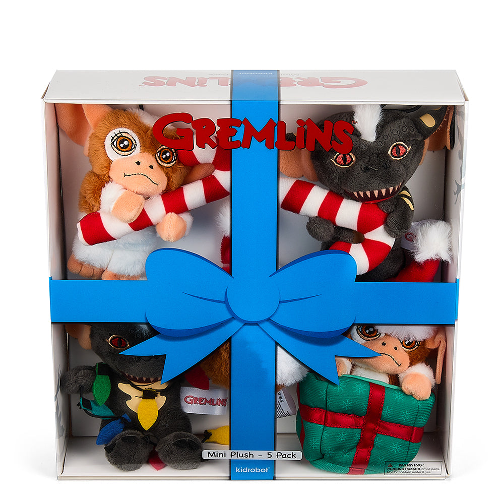 Gremlins 3" Plush Holiday Ornament 5-Pack Set by Kidrobot (PRE-ORDER) - Kidrobot