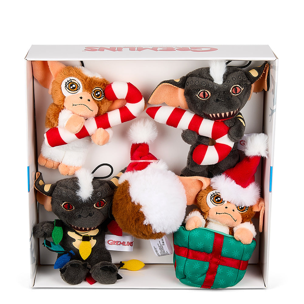 Gremlins 3" Plush Holiday Ornament 5-Pack Set by Kidrobot (PRE-ORDER) - Kidrobot