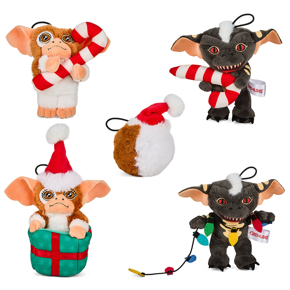 Gremlins 3" Plush Holiday Ornament 5-Pack Set by Kidrobot (PRE-ORDER) - Kidrobot