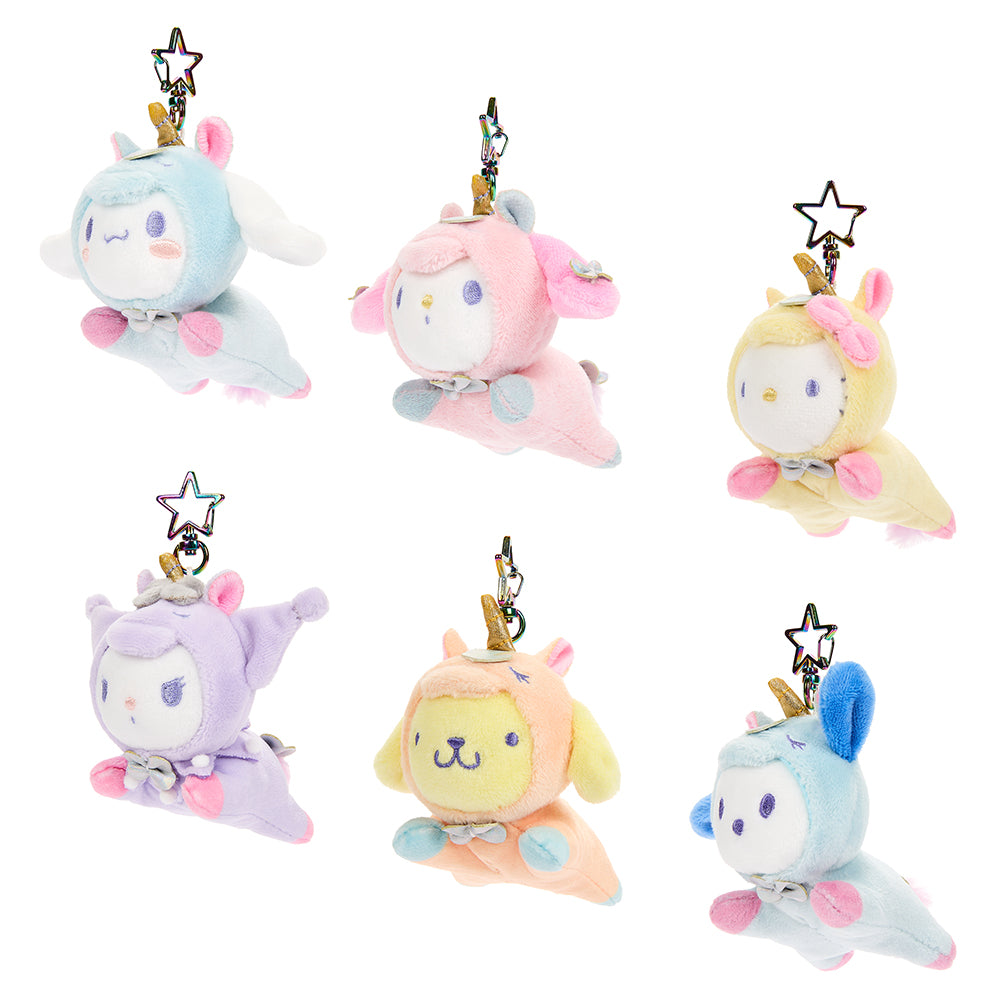 Hello Kitty® and Friends Unicorn 3 Plush Charms