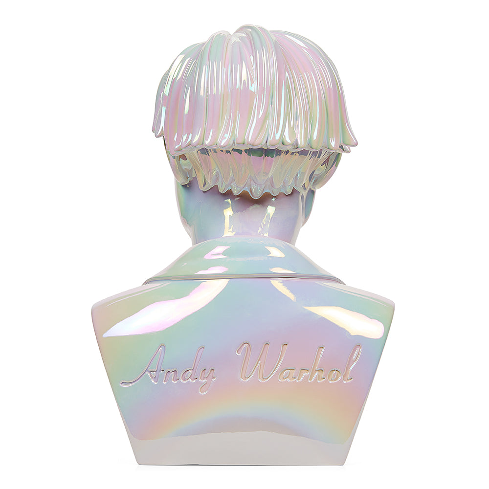 Andy Warhol 12" The Bust Vinyl Art Sculpture - Iridescent Edition (DCON 2022 Exclusive) - Kidrobot