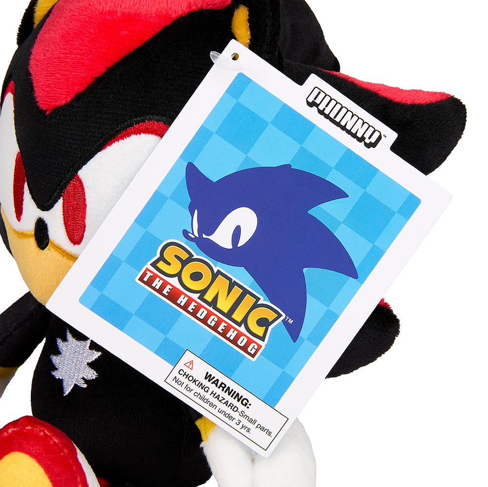 Sonic the Hedgehog Shadow Sonic Phunny Plush - Kidrobot