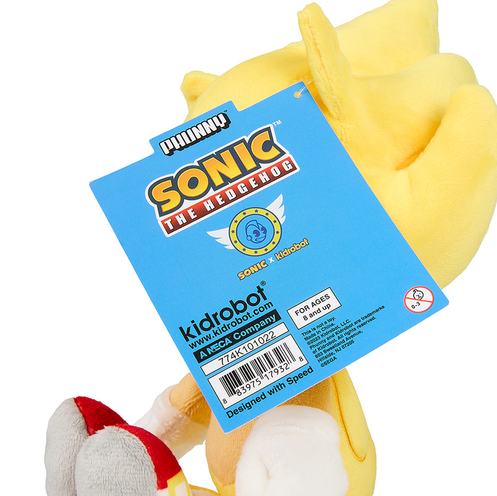 New & Tagged. Official Licenced Sonic The Hedgehog Super Sonic Plush. 24cm. | UK