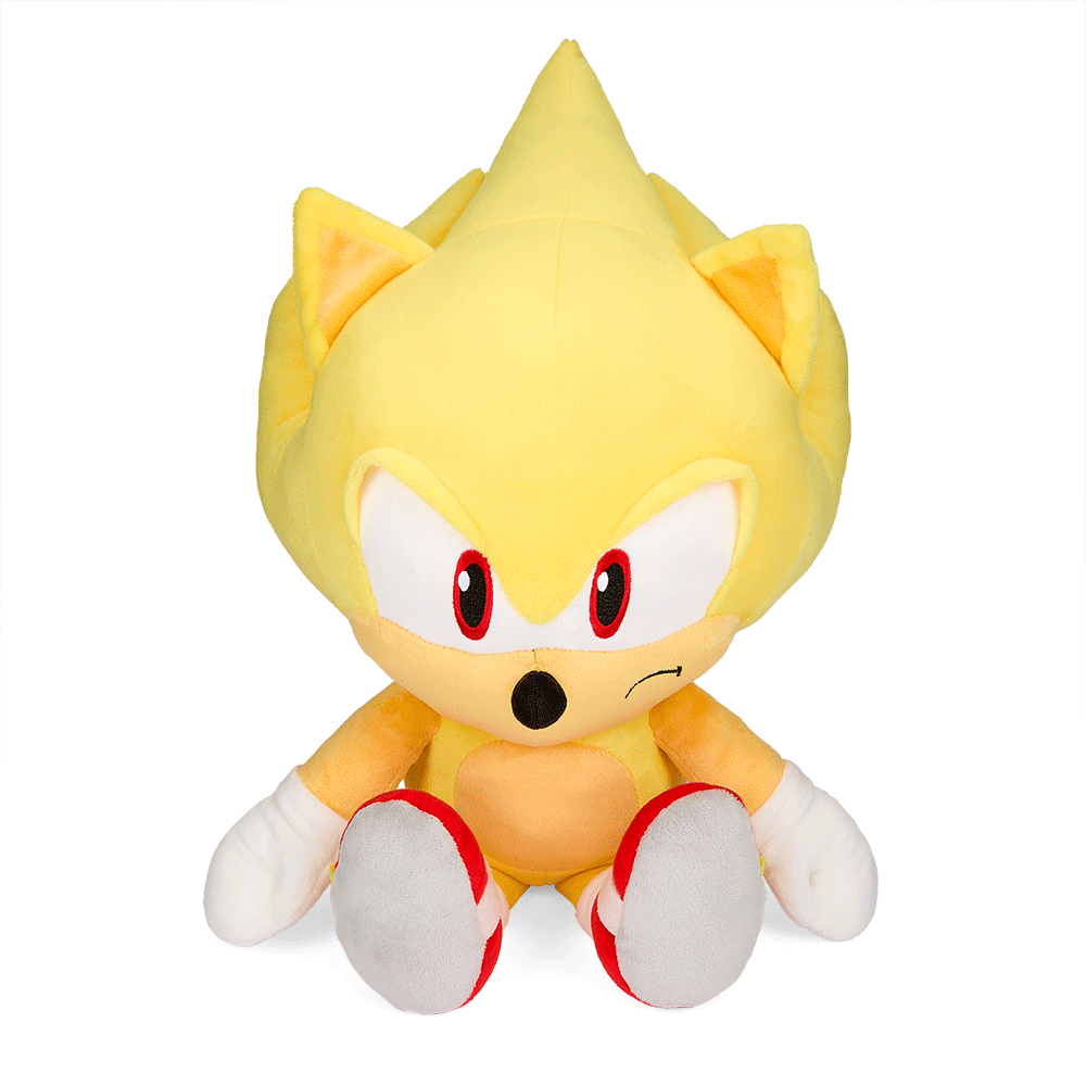 Sonic the Hedgehog 16 HugMe Plush with Shake Action - Super Sonic
