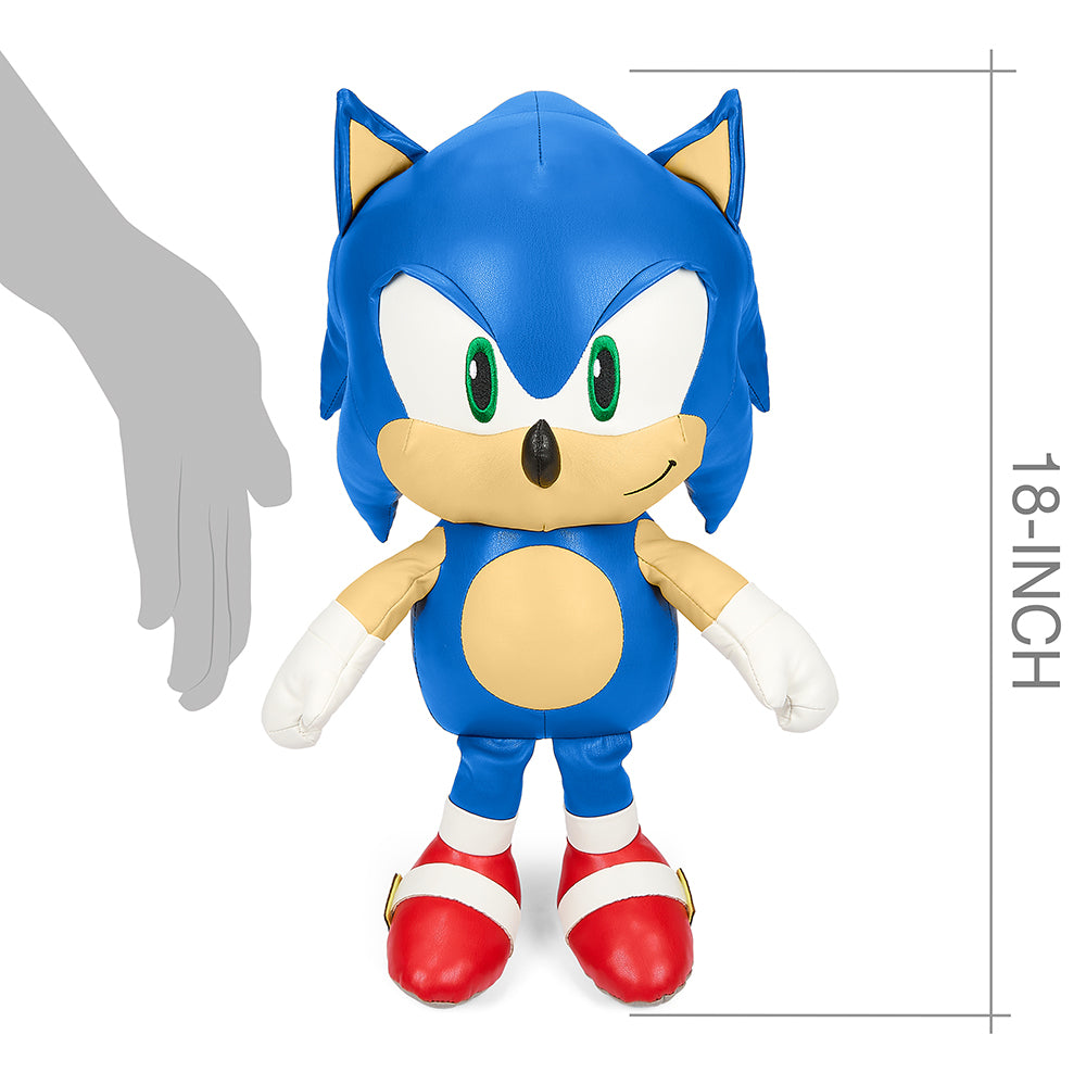 Sonic the Hedgehog 16” Premium Pleather Sonic Plush - Kidrobot