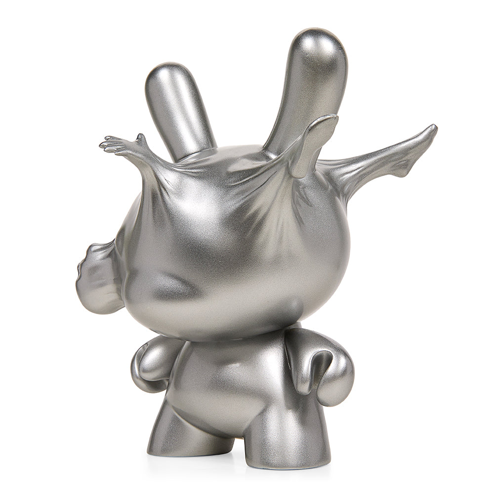Breaking Free 8-Inch Resin Dunny by WHATSHISNAME - Metallic Silver Edition - Kidrobot