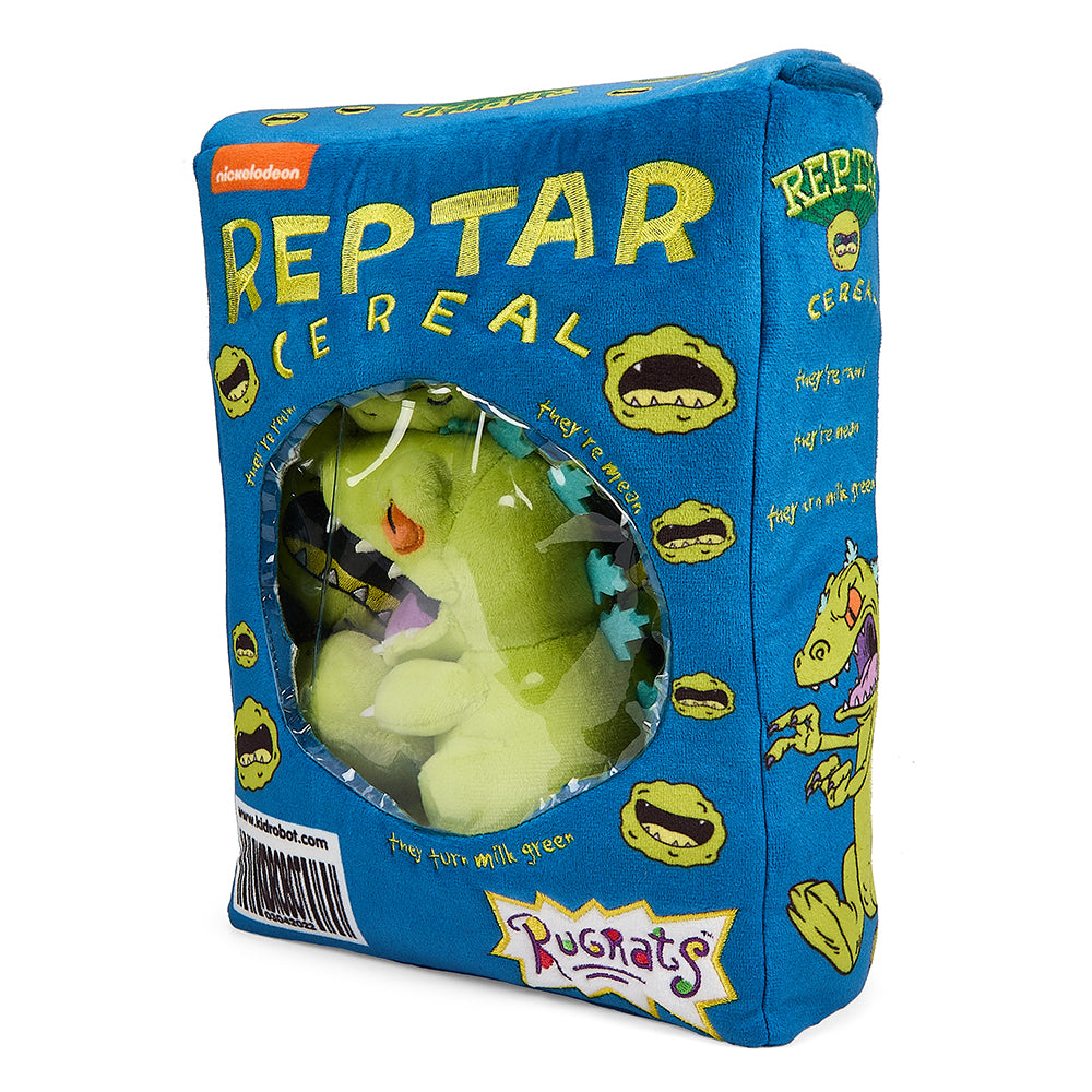 Rugrats 10" Plush Interactive Reptar Cereal Box (PRE-ORDER) - Kidrobot