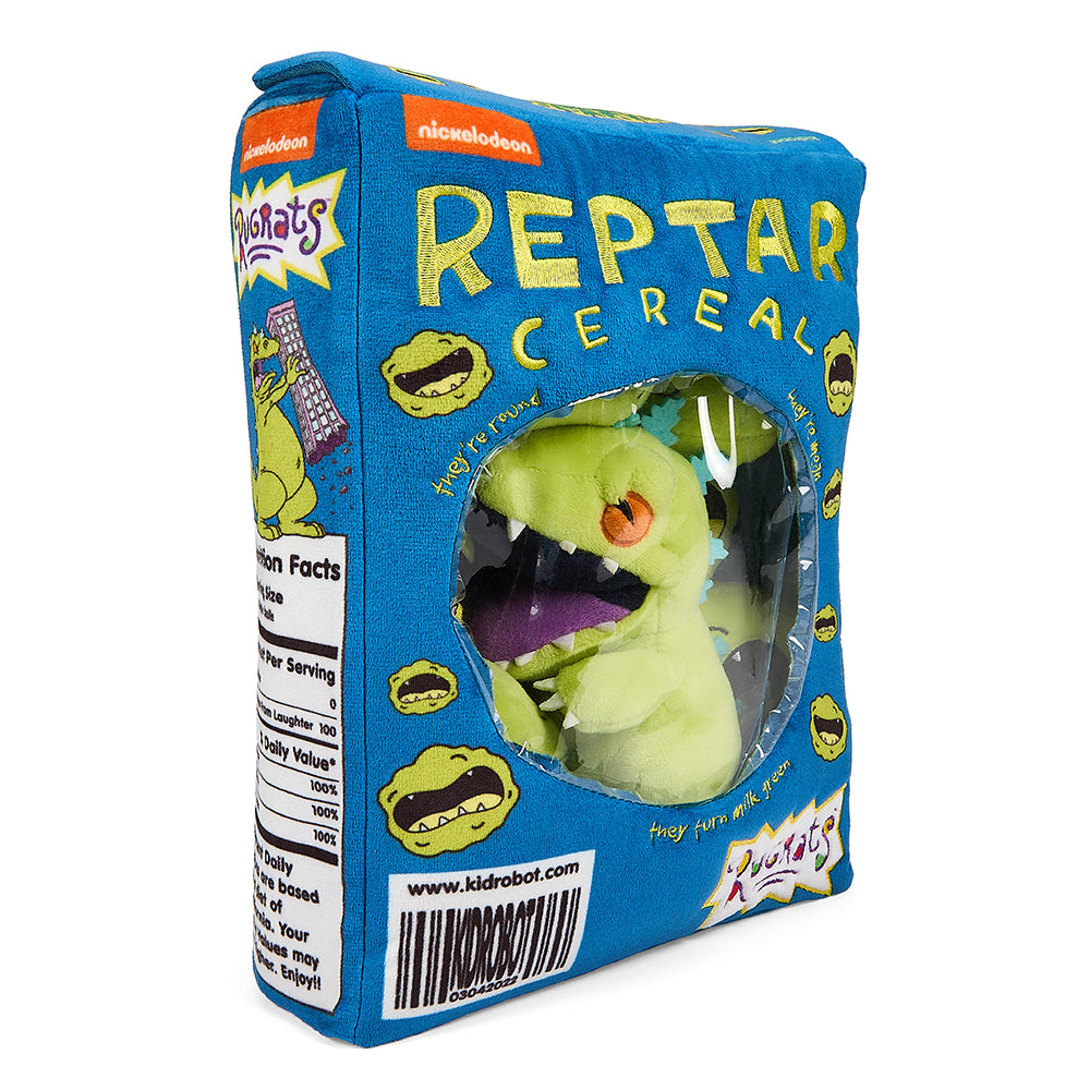Rugrats 10" Plush Interactive Reptar Cereal Box (PRE-ORDER) - Kidrobot