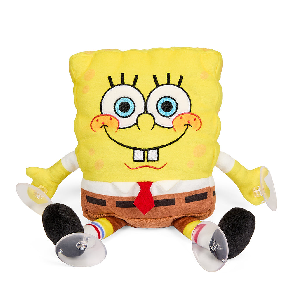SpongeBob SquarePants - 8" Plush Window Clinger - Happy SpongeBob (PRE-ORDER) - Kidrobot