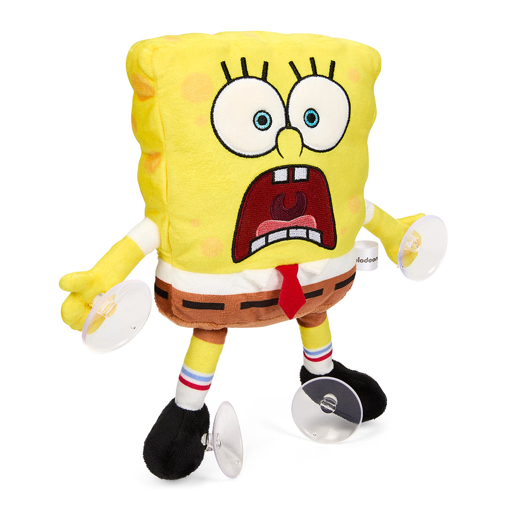 SpongeBob SquarePants - 8" Plush Window Clinger - Scared SpongeBob (PRE-ORDER) - Kidrobot