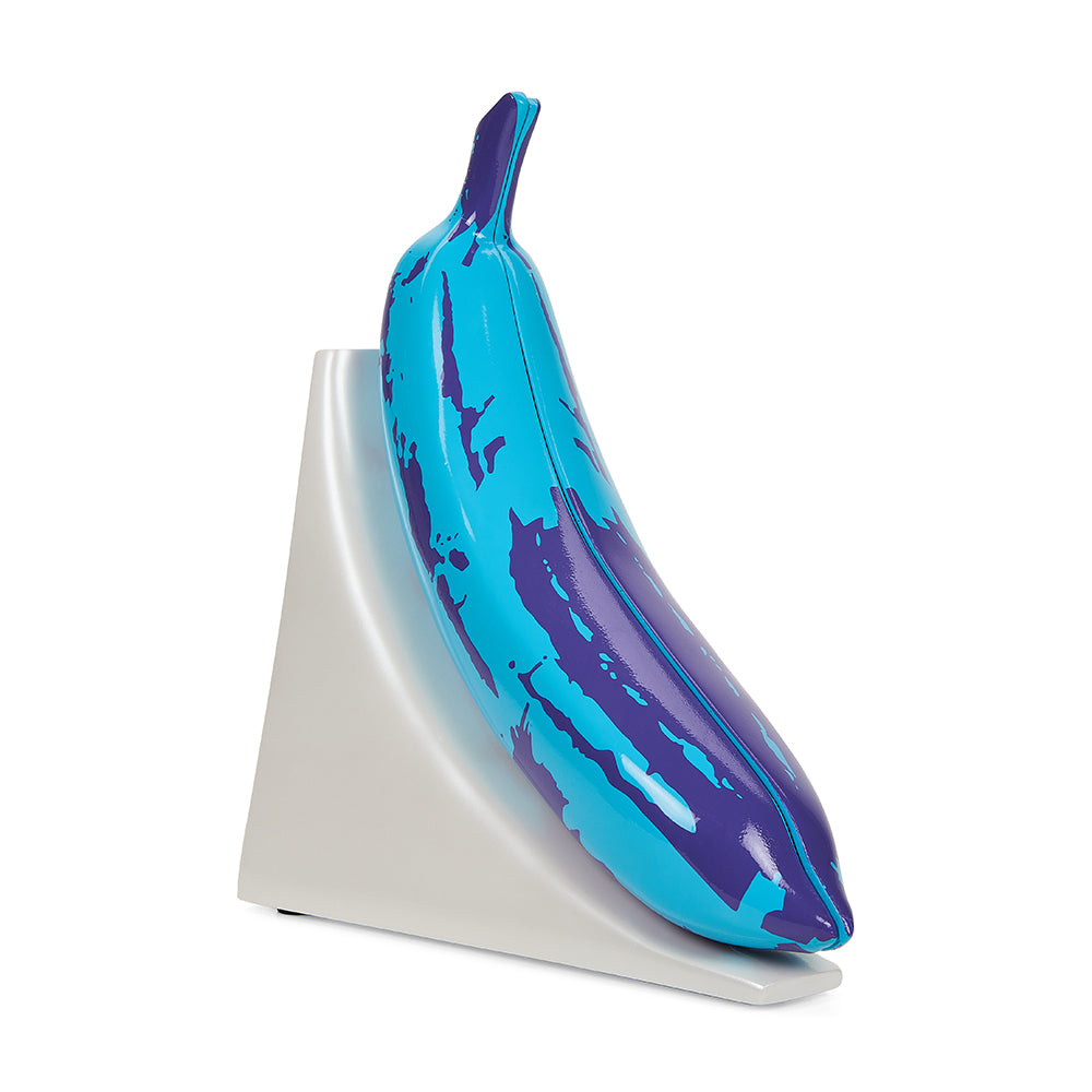Andy Warhol 10” Lustre Gloss Resin Bookends - Blue Banana (PRE-ORDER) - Kidrobot
