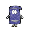 South Park Towelie deluxe enamel pin featuring Towelie character from the animated series, detailed and colorful.
