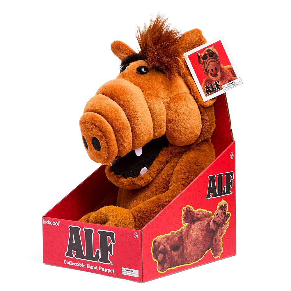 ALF 13" Plush Hand Puppet by Kidrobot - Kidrobot - Shop Designer Art Toys at Kidrobot.com