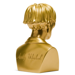 Andy Warhol 12" The Bust Vinyl Art Sculpture - Gold Edition - Limited edition of 200 - Kidrobot