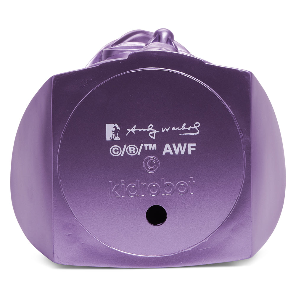 Andy Warhol 12" The Bust Vinyl Art Sculpture - Lavender Edition (SDCC 2022 Exclusive) - Kidrobot - Shop Designer Art Toys at Kidrobot.com