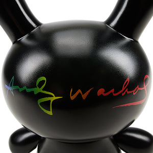 Andy Warhol Fright Wig Self-Portrait 8" Masterpiece Dunny Vinyl Figure - Rainbow Edition (SDCC 2022 Exclusive) - Kidrobot - Shop Designer Art Toys at Kidrobot.com