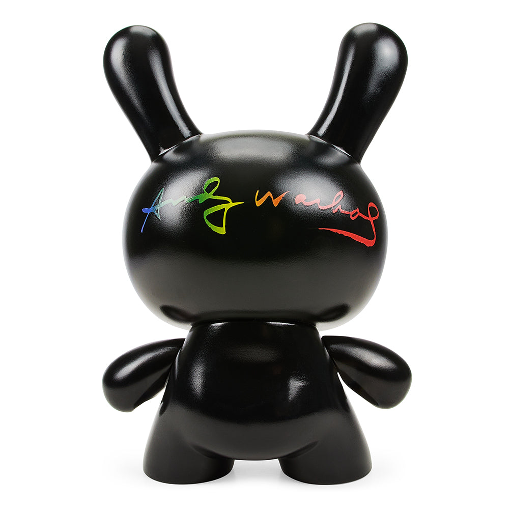 Andy Warhol Fright Wig Self-Portrait 8" Masterpiece Dunny Vinyl Figure - Rainbow Edition (SDCC 2022 Exclusive) - Kidrobot - Shop Designer Art Toys at Kidrobot.com