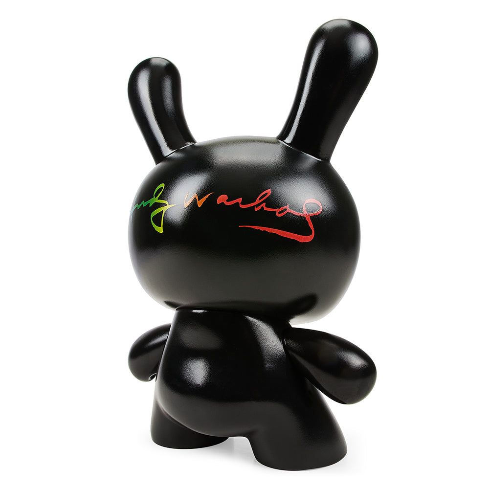 Andy Warhol Fright Wig Self-Portrait 8" Masterpiece Dunny Vinyl Figure - Rainbow Edition (SDCC 2022 Exclusive) - Kidrobot - Shop Designer Art Toys at Kidrobot.com