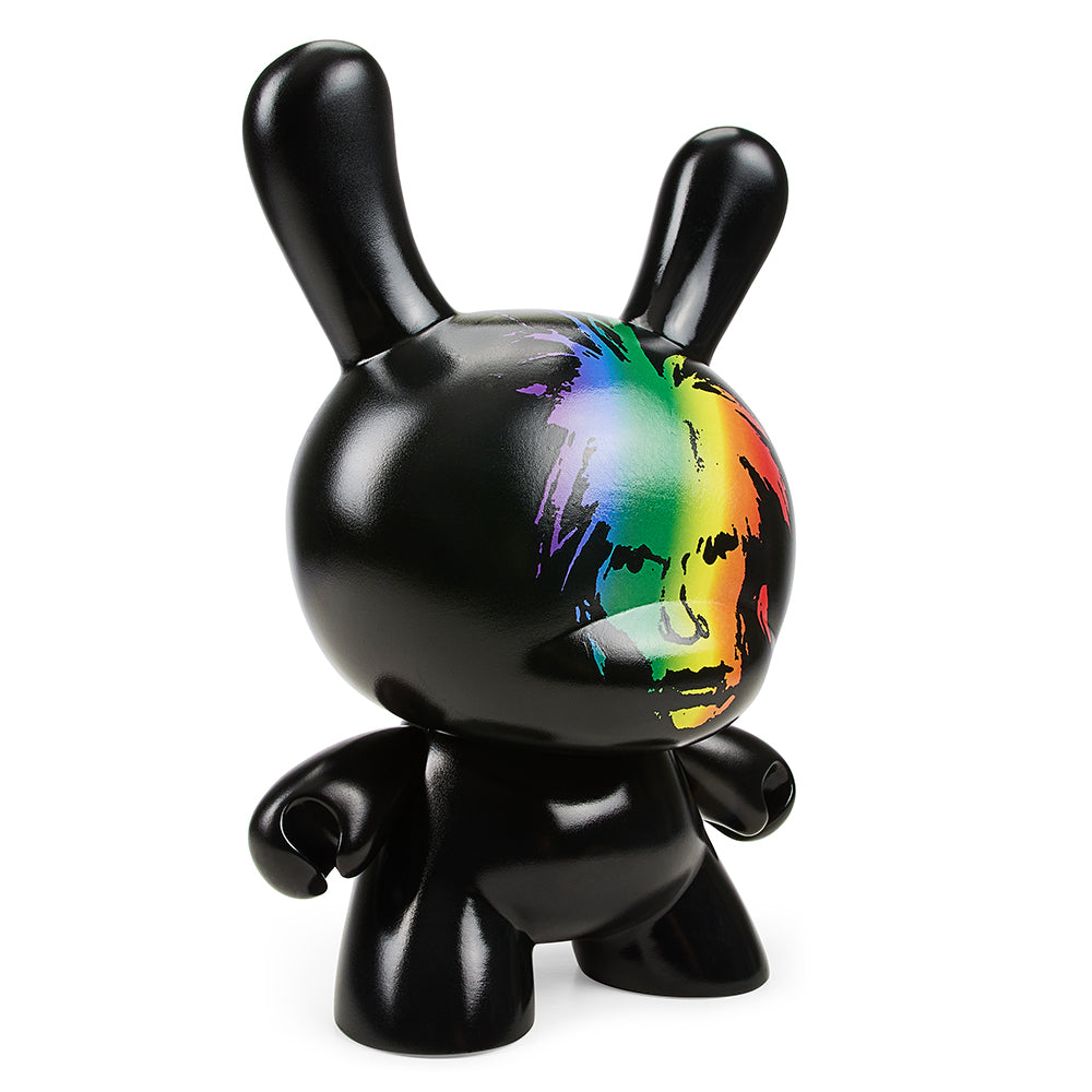 Andy Warhol Fright Wig Self-Portrait 8" Masterpiece Dunny Vinyl Figure - Rainbow Edition (SDCC 2022 Exclusive) - Kidrobot - Shop Designer Art Toys at Kidrobot.com
