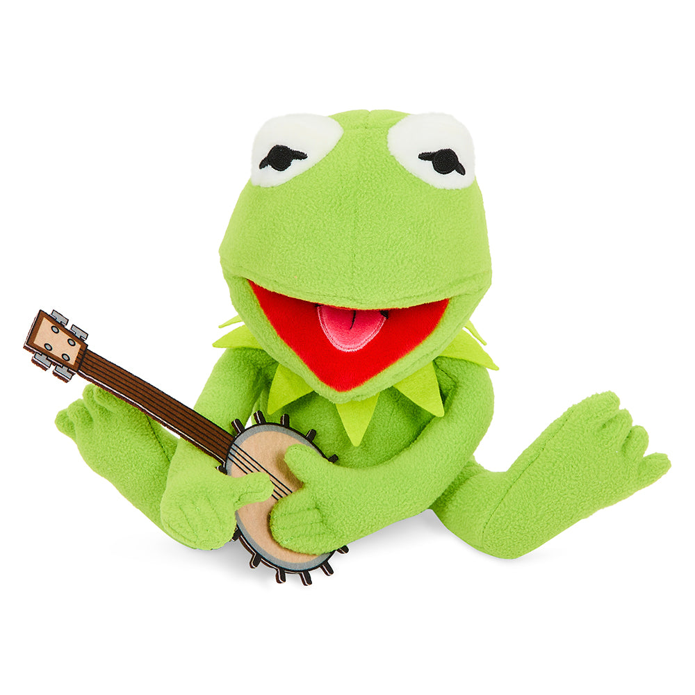 The Muppets Kermit the Frog with Banjo 8" Phunny Plush - Kidrobot - Shop Designer Art Toys at Kidrobot.com