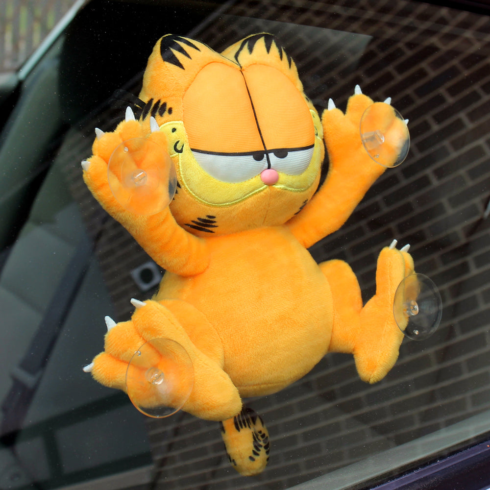 Garfield 8" Plush Suction Cup Window Clinger by Kidrobot - Relaxed Edi