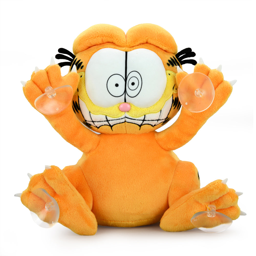 Garfield 8" Plush Suction Cup Window Clinger by Kidrobot - Scared Edition (PRE-ORDER) - Kidrobot