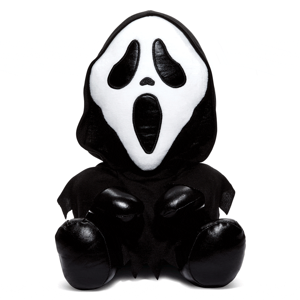 Ghost Face 16" Shake Action Plush by Kidrobot (PRE-ORDER) - Kidrobot - Shop Designer Art Toys at Kidrobot.com