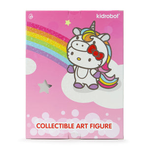 Kidrobot x Hello Kitty® Unicorn 8" Vinyl Art Figure - Midnight Rainbow Edition - Kidrobot - Designer Art Toys