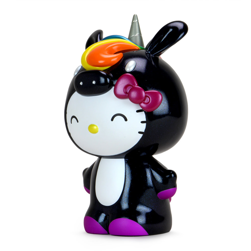 Kidrobot x Hello Kitty® Unicorn 8" Vinyl Art Figure - Midnight Rainbow Edition - Kidrobot - Designer Art Toys