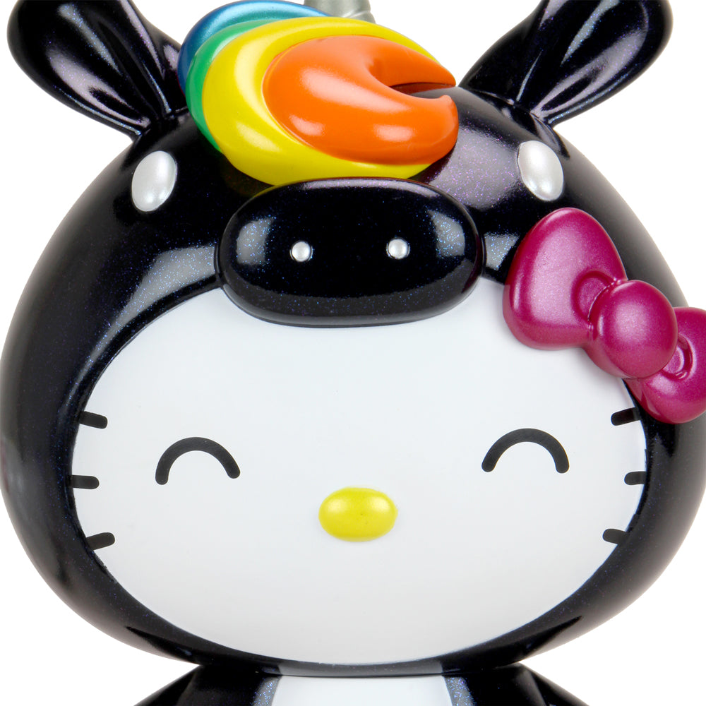 Kidrobot x Hello Kitty® Unicorn 8" Vinyl Art Figure - Midnight Rainbow Edition - Kidrobot - Designer Art Toys