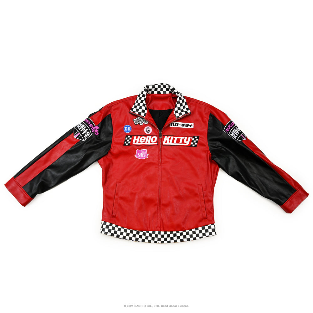 Hello Kitty® Tokyo Speed Red Moto Jacket (PRE-ORDER) - Kidrobot