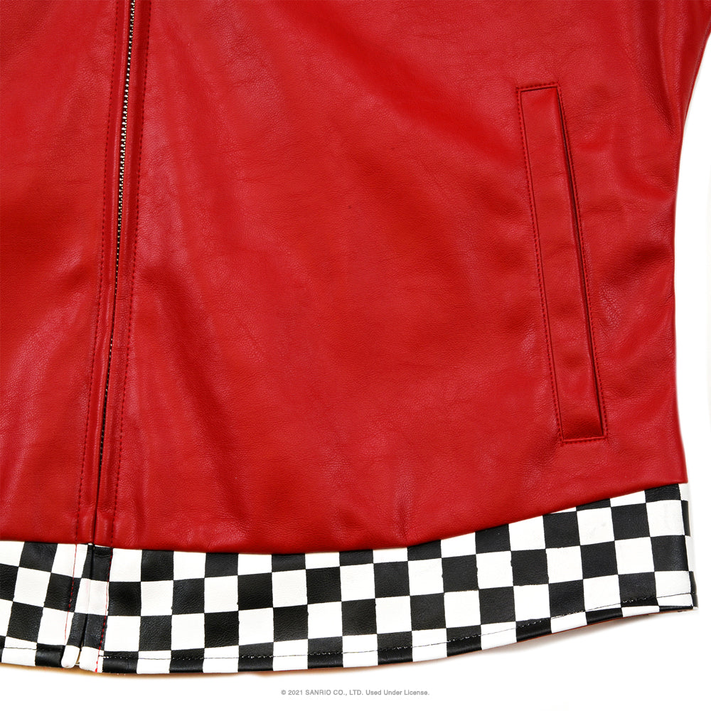 Hello Kitty® Tokyo Speed Red Moto Jacket (PRE-ORDER) - Kidrobot