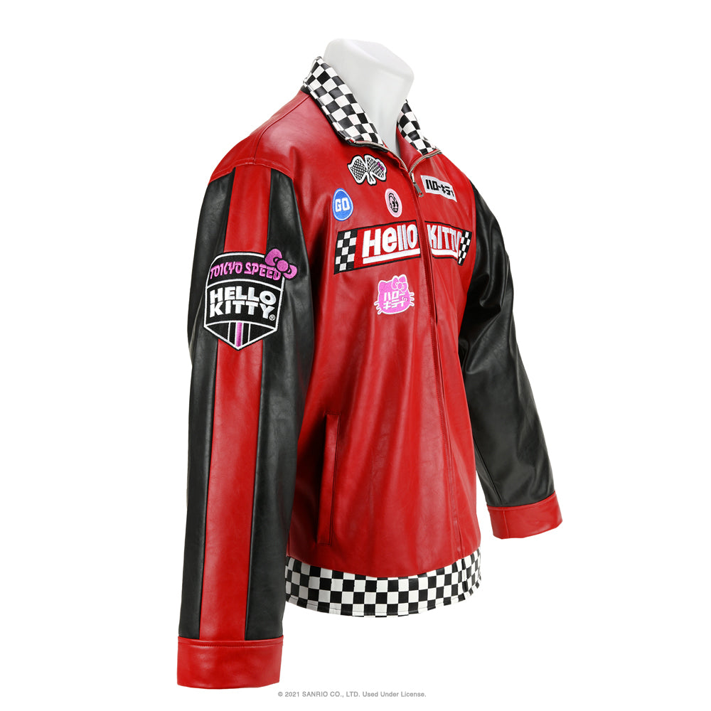 Hello Kitty® Tokyo Speed Red Moto Jacket (PRE-ORDER) - Kidrobot